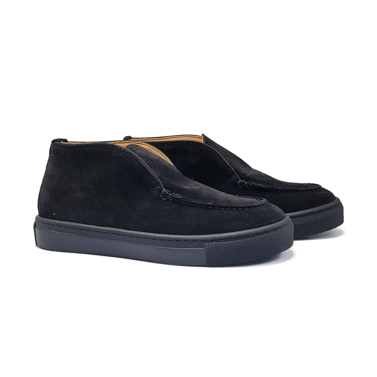 Rondinella Rich Black Suede Ankle Bootie 12078