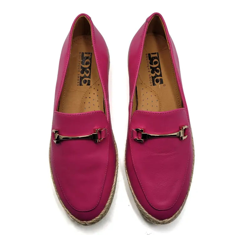1936 fuchsia chain espadrille loafer 1936828
