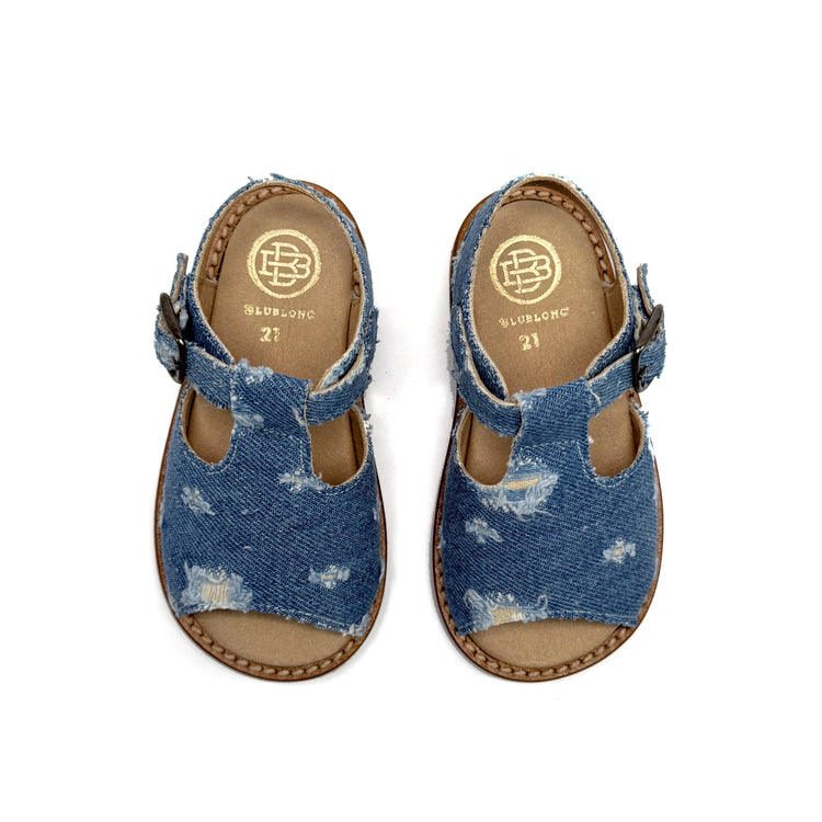 Blublonc Sob Ripped Jeans Sandal