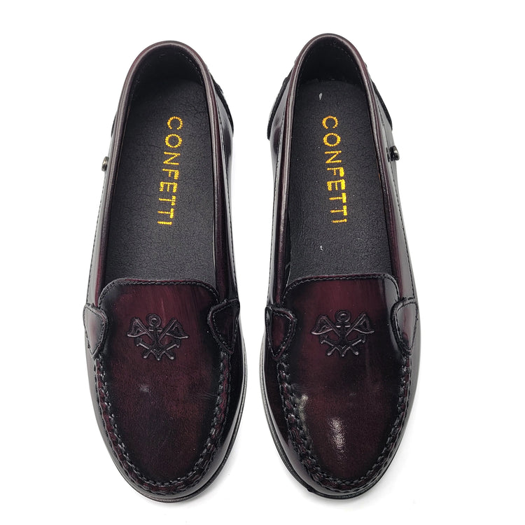 Confetti Burgundy Florentic Loafer