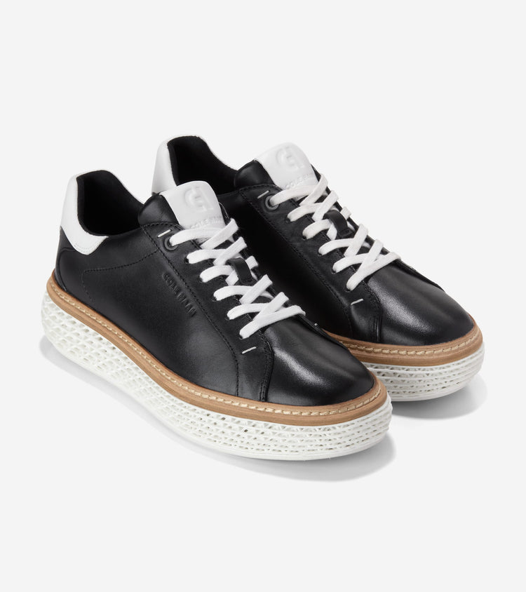 Cole Haan GrandPrø SkyWeave Black White Lace Sneaker W34428
