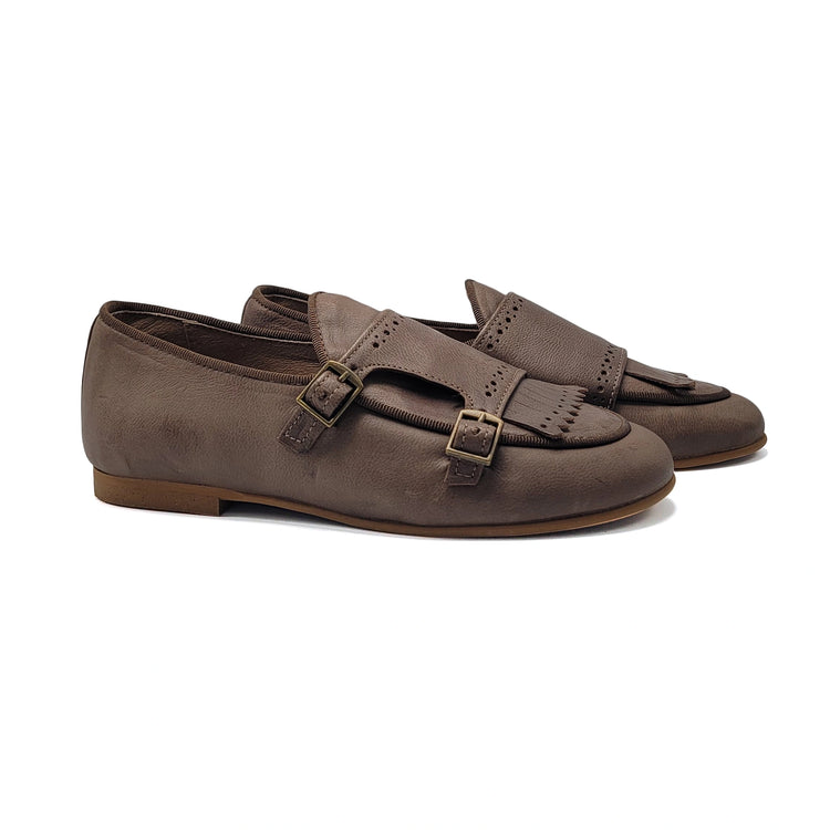 Sonatina Rogers Coffee Fringe Slip on