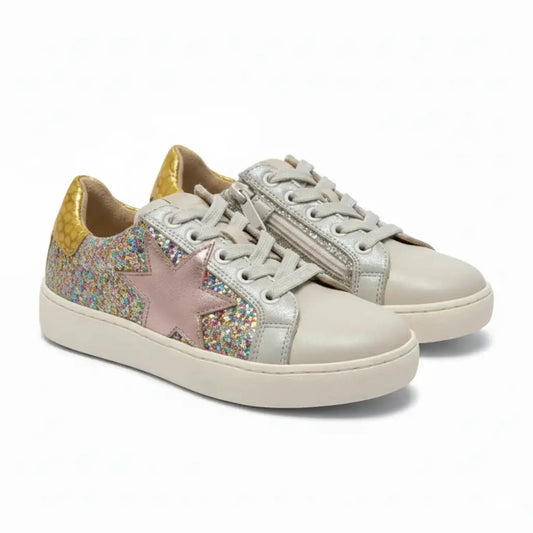Pair of sneakers with a star design girls