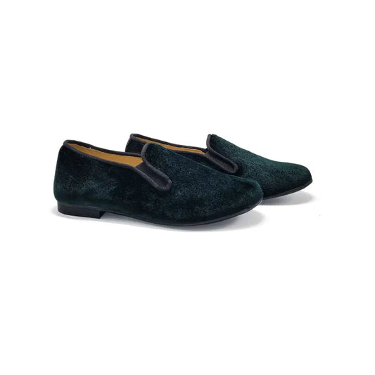 Andanines 182447 green velvet smoking shoe