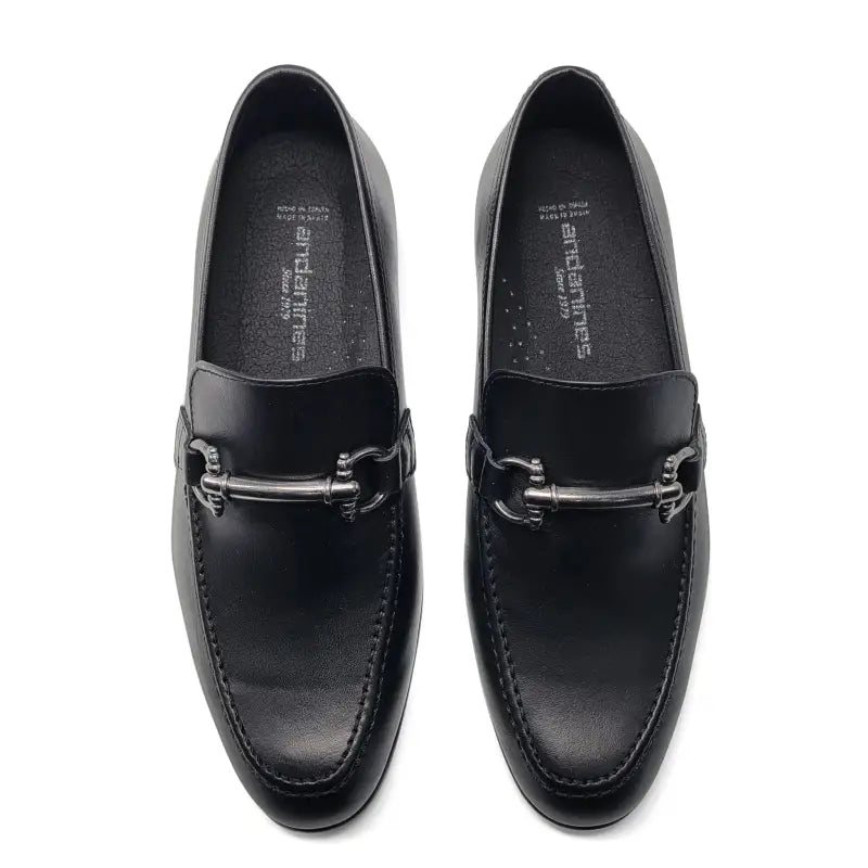 Andanines Black Chain Slip On Loafer C77703