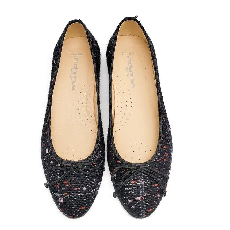 Andanines Chanel Black Ballet Flat 222541 - GIRLS