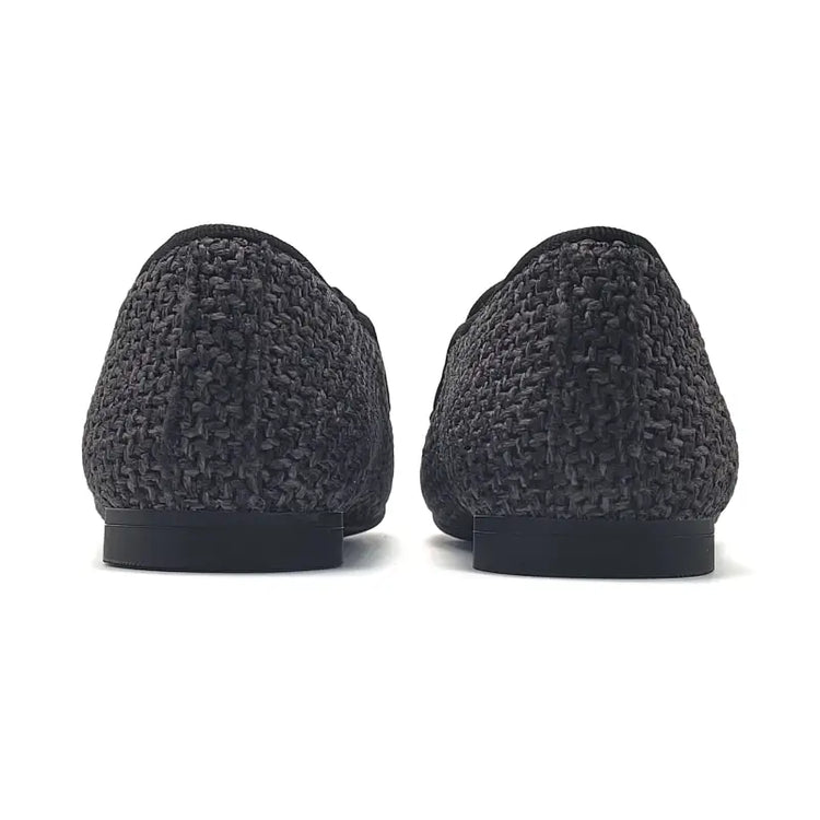 Andanines grey yarn smoking shoe 182447 - slip on dress shoe