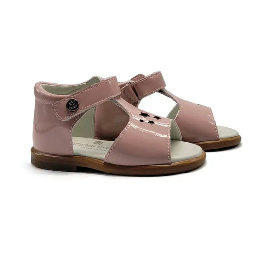 Andanines Pink Stars Velcro Baby Sandal 251501 - GIRLS