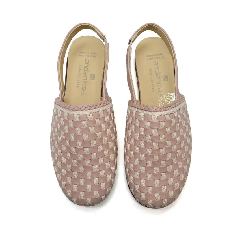 Andanines Pink Weave Slingback 251248 - GIRLS
