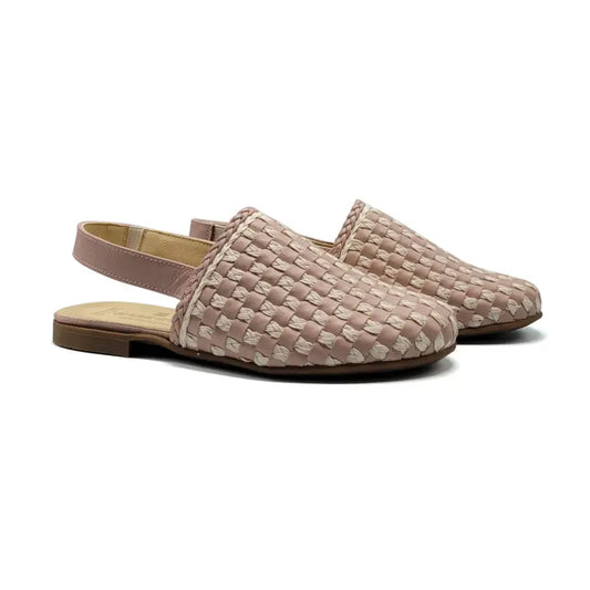 Andanines Pink Weave Slingback 251248 - GIRLS