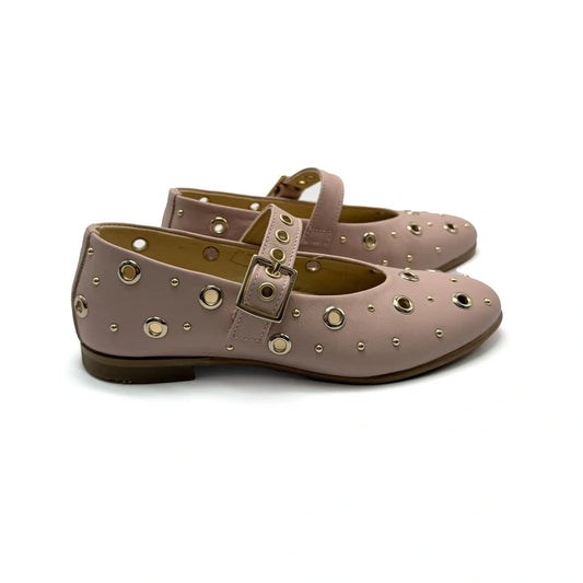 Andanines powder pink mary jane flats fast shipping