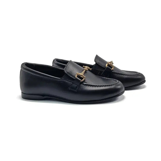 Andanines Premier Black Round toe slip on 212555