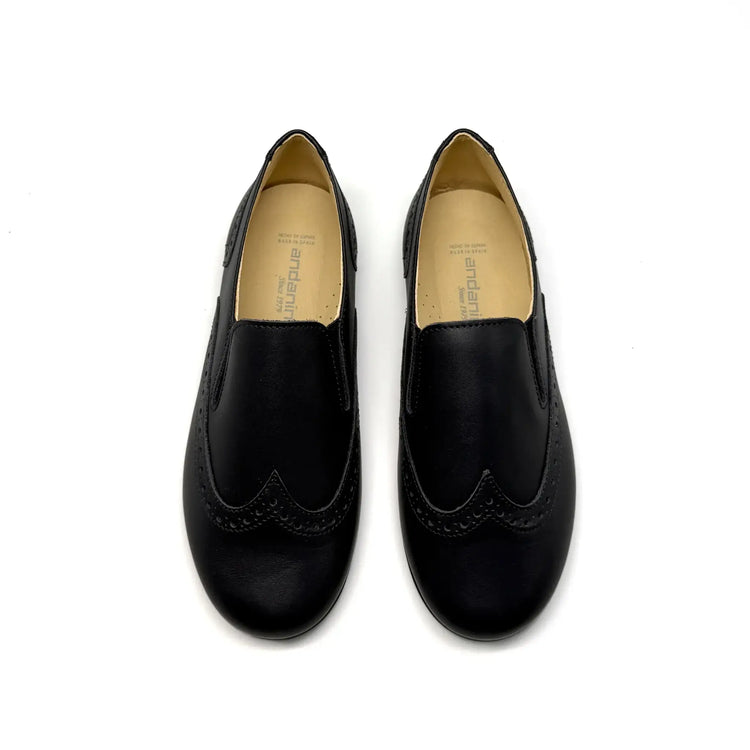 Navy wingtip smoking slip on flats fast shipping