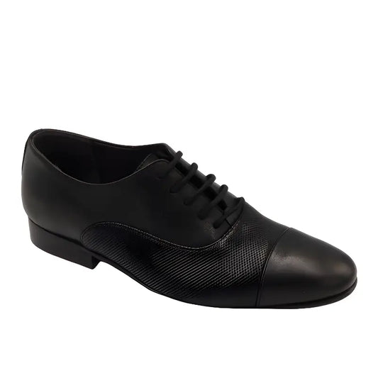 29 atlanta black textured lace loafer 233 for boys | laced shoe fast shipping