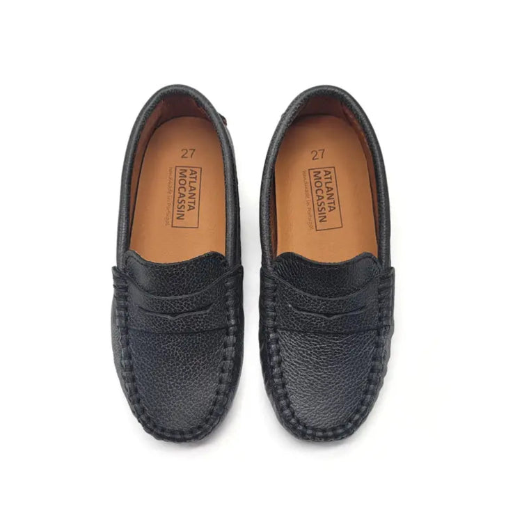 Atlanta mocassin black crossfire penny loafer 032