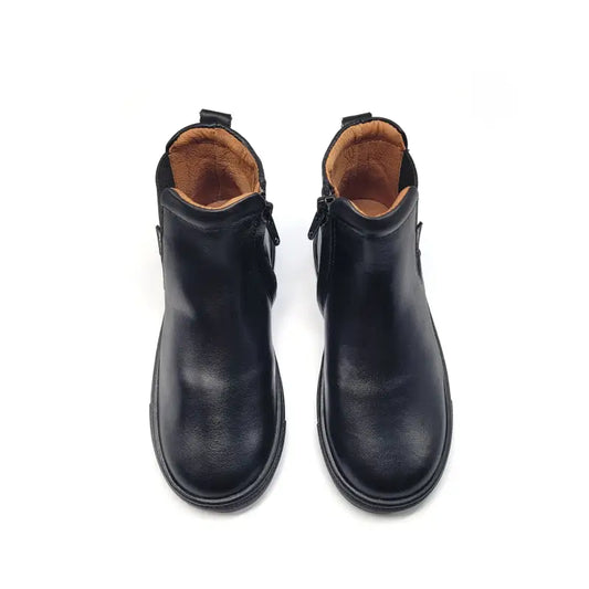 Atlanta mocassin black crow bootie 155 - bootie