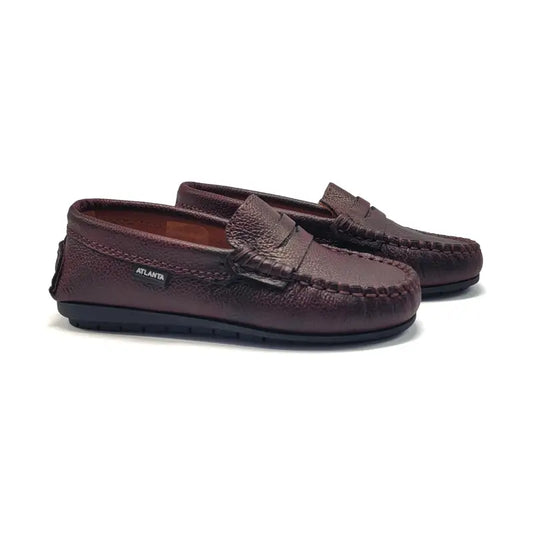 Atlanta mocassin burgundy crossfire penny loafer 032