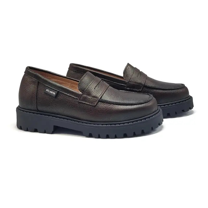 Atlanta mocassin cognac crossfire loafer 719k - chunky