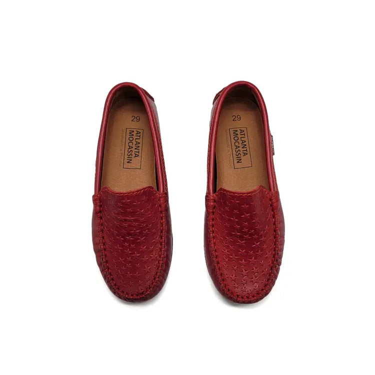 Atlanta mocassin crimson star red loafer 015 loafer