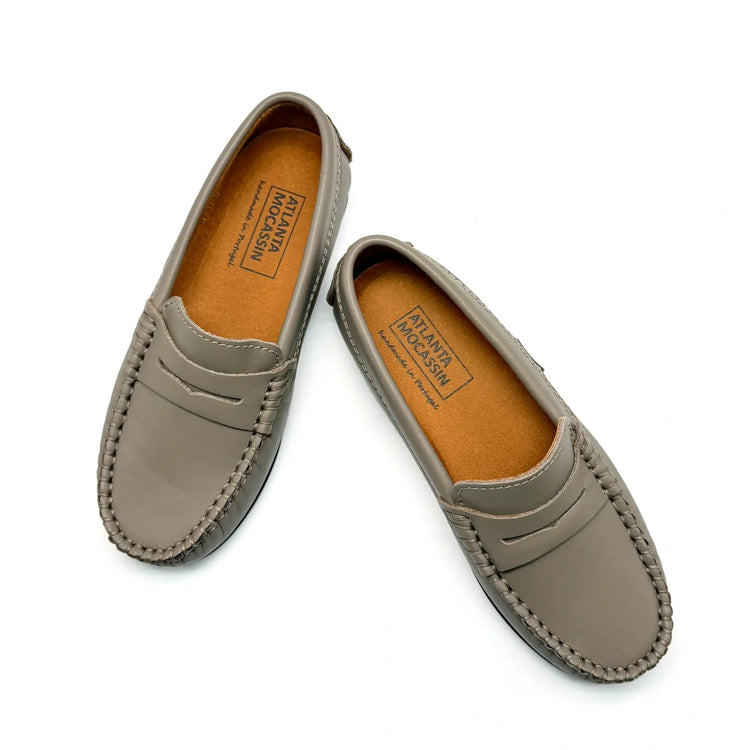 Atlanta mocassin earth penny loafer rubber sole 032 | laced shoe fast shipping