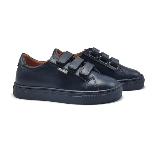 Atlanta mocassin navy blue velcro sneaker 523 - velcro sneaker