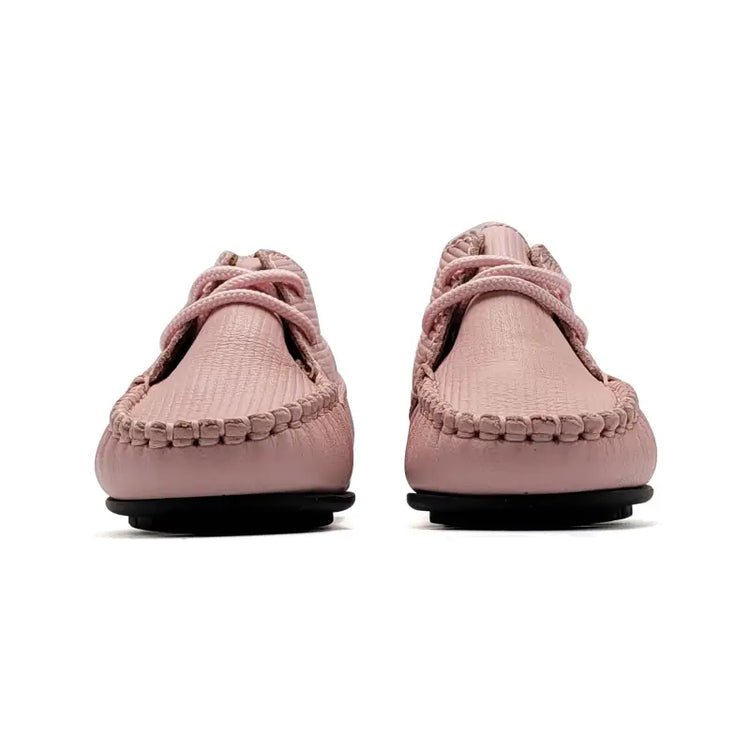 Atlanta Mocassin Piglet Pink Leather Bootie 073 - FIRST WALKER