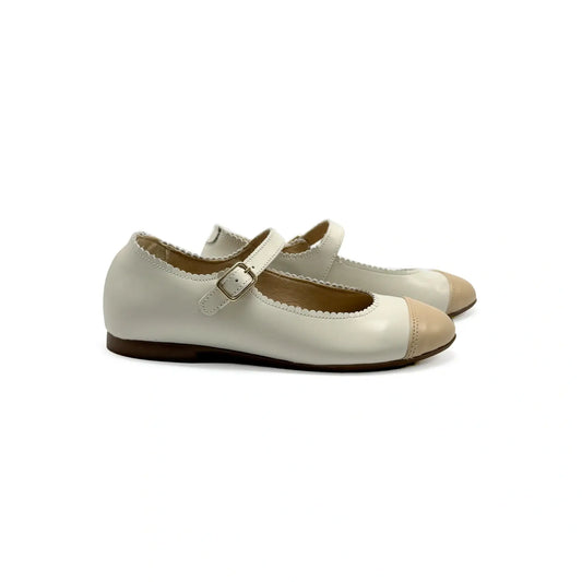 Blublonc cora milky latte mary jane shoes fast shipping