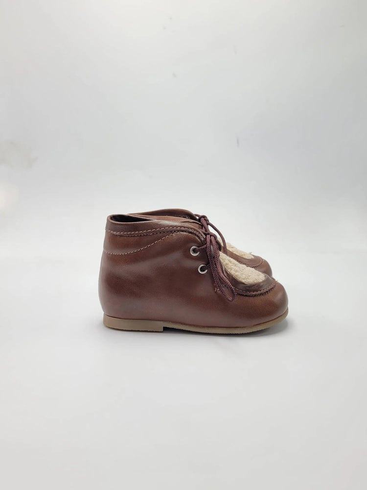 blublonc-bae-brown-fur-first-walker-bootie-laced-shoe-kids-store Fast shipping