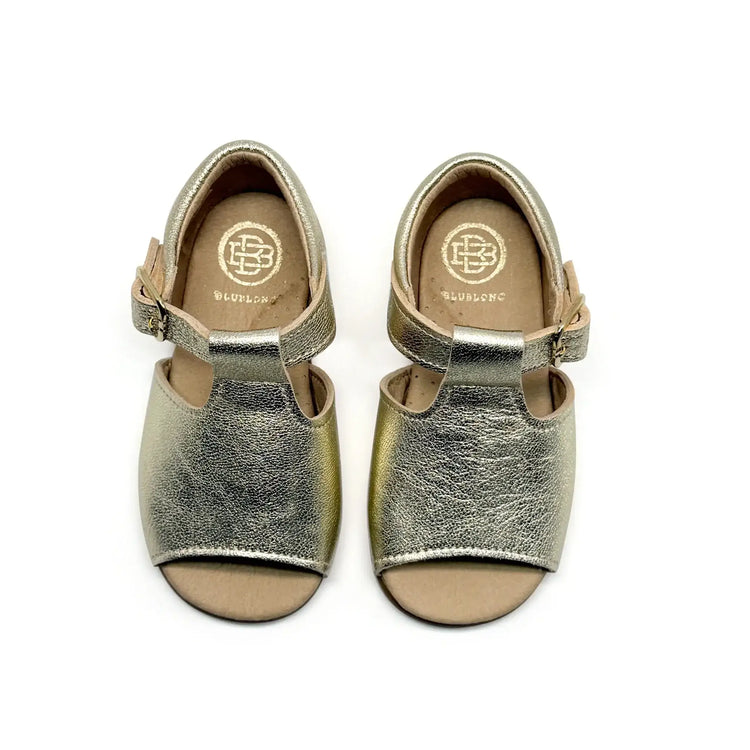 Blublonc baylee gold baby sandal fast shipping