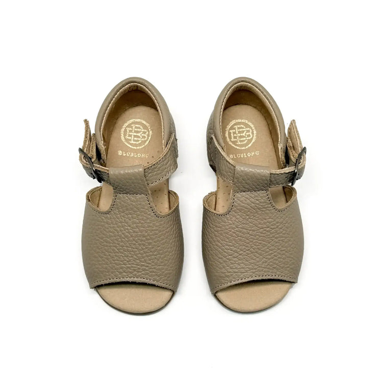 Blublonc baylee taupe baby sandal fast shipping
