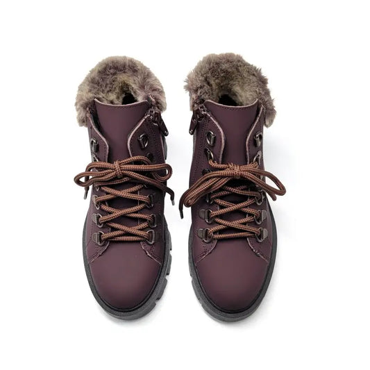 Blublonc-betti- - eggplant gum - bootie