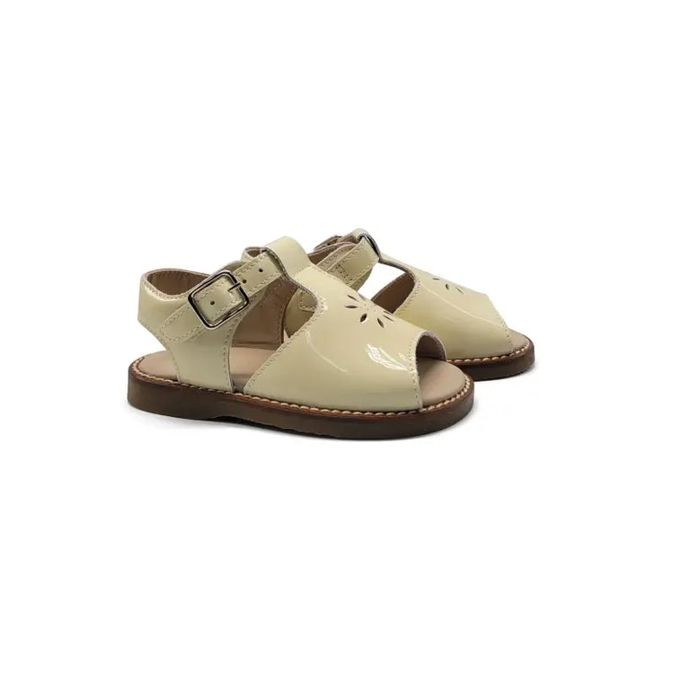Blublonc Bonita Butter Patent Sandal