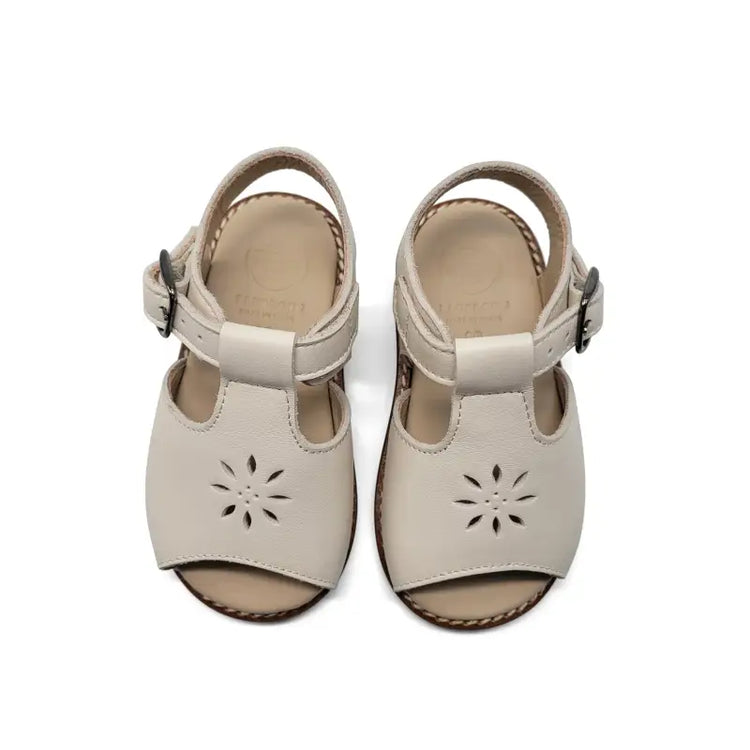 Blublonc Bonita Off White Baby Sandal