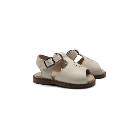 Blublonc Bonita Off White Baby Sandal