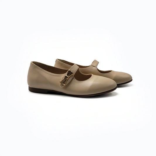 Blublonc cia nude mary jane leather shoes fast shipping