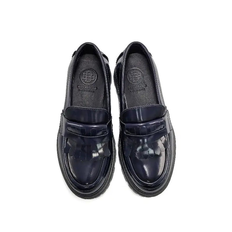 blublonc-heidi-navy-burst-fringe-chunky-loafer-girls