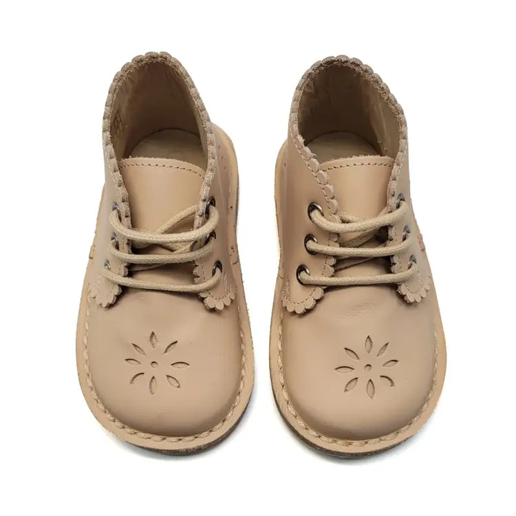 Blublonc Maura Nude Gum Baby Bootie - FIRST WALKER