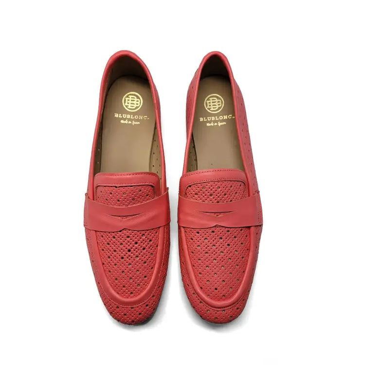Blublonc Maya Coral Perf Loafer
