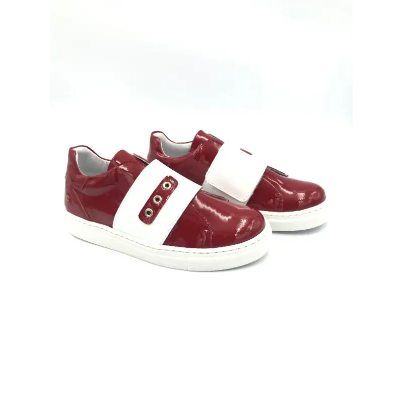 blublonc-red-velcro-sneaker-girls