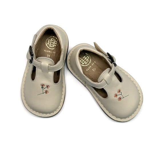 Blublonc sars white baby t-strap shoes fast shipping