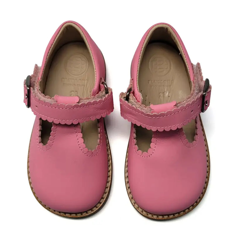 Blublonc Sela Bubblegum Pink T-Strap First Walker
