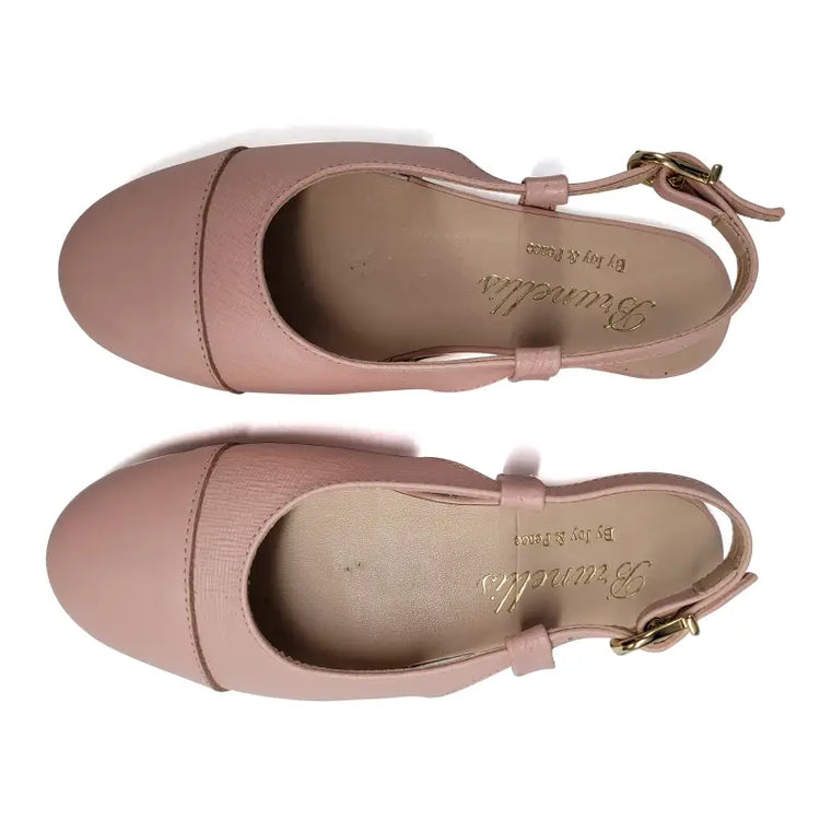 Brunellis angel rose textured slingback - sling back
