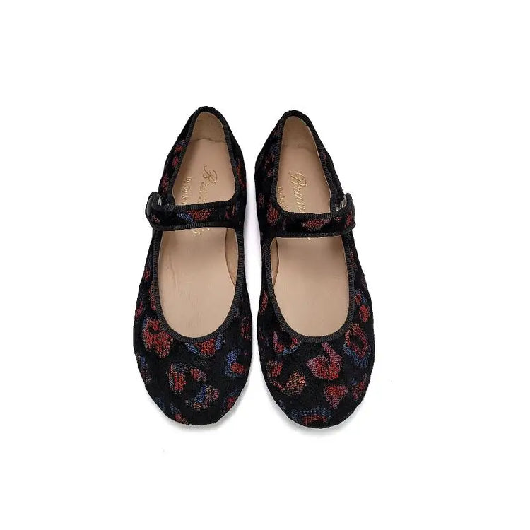 BRUNELLIS Black Vivien Art Mary Jane S-21 - GIRLS