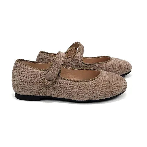 Brunellis Camel Sweater Mary Jane S-21 - 22 - GIRLS