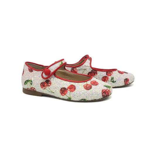 Brunellis cherry glitter mary jane s-21 - mary jane