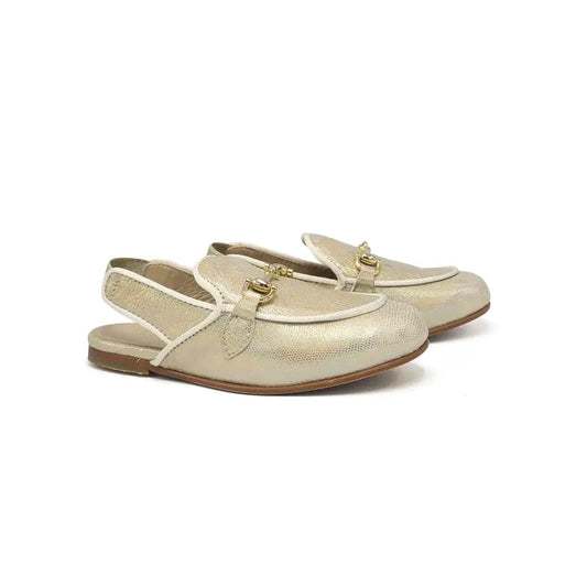 Brunellis gold halo chain slingback - girls