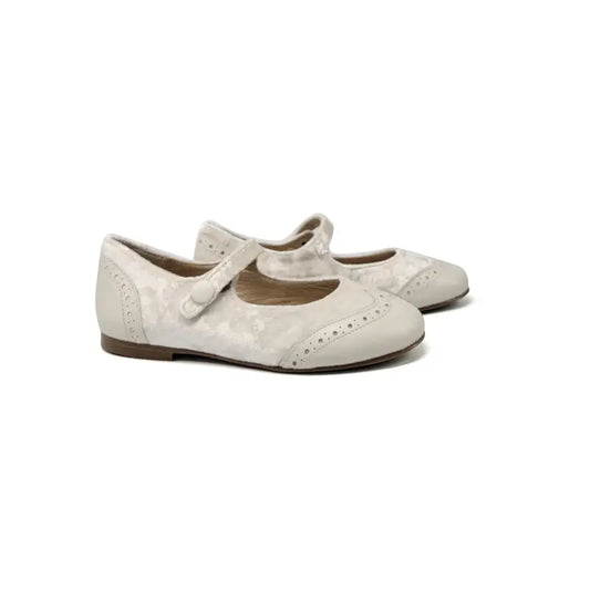 Brunellis ivory velvet wingtip mary jane s-24 - wingtip mary jane