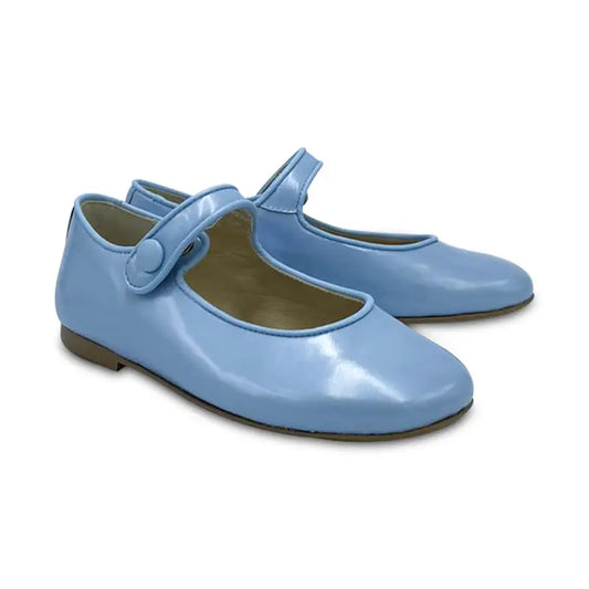 Brunellis light blue sky patent leather mary jane - mary jane