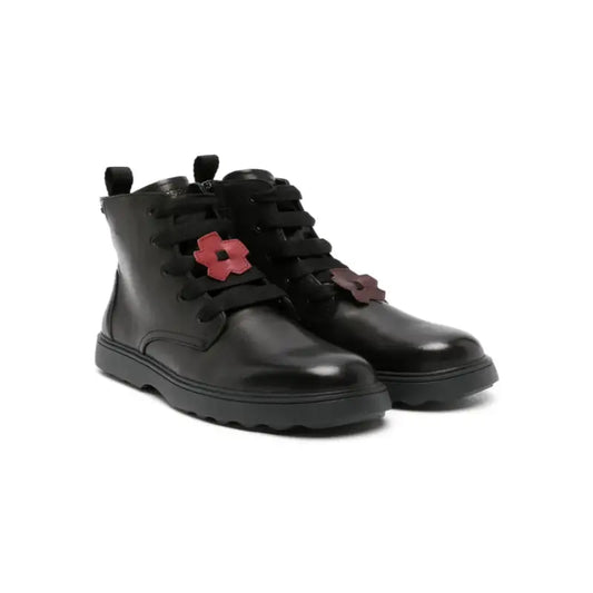 Camper Negro Flower Bootie K900150