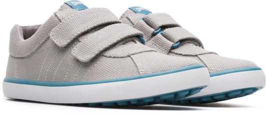Camper light grey velcro sneaker k800117 - sneakers